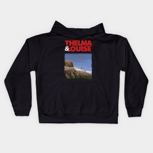 Hand-drawn Thelma and Louise Illustration by Axel Rosito for Burro Tees Kids Hoodie